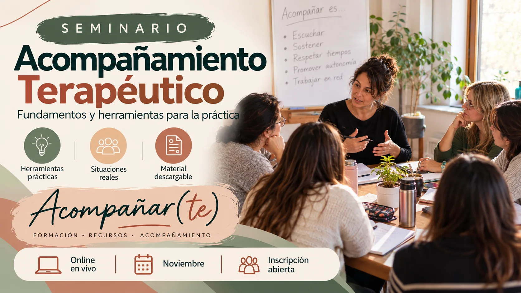 Acompañamiento Terapéutico: fundamentos y herramientas para la práctica